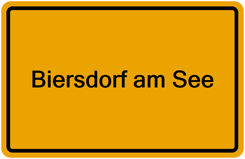 Handelsregisterauszug Biersdorf am See